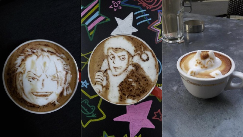 Illustration for article titled This Guy's Geeky Latte Art Will Blow Your Mind